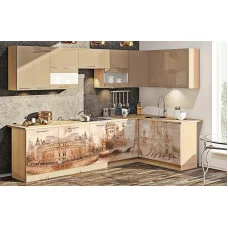 Kitchen "Painted high gloss with printing" KX-6741